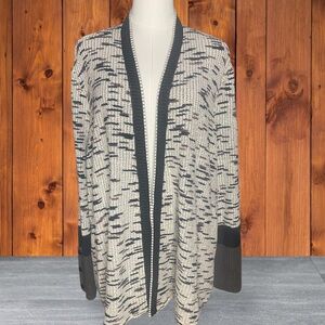 NWT NIC+ZOE 'Shimmer' Open Front
Cardigan - Plus Size 3X